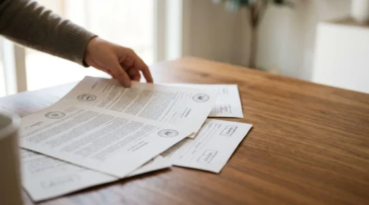 Documents d'assurance automobile avec relevé d'information et historique de conduite