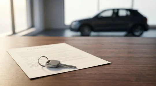 Concept juridique de protection financière lors d'un achat automobile à crédit